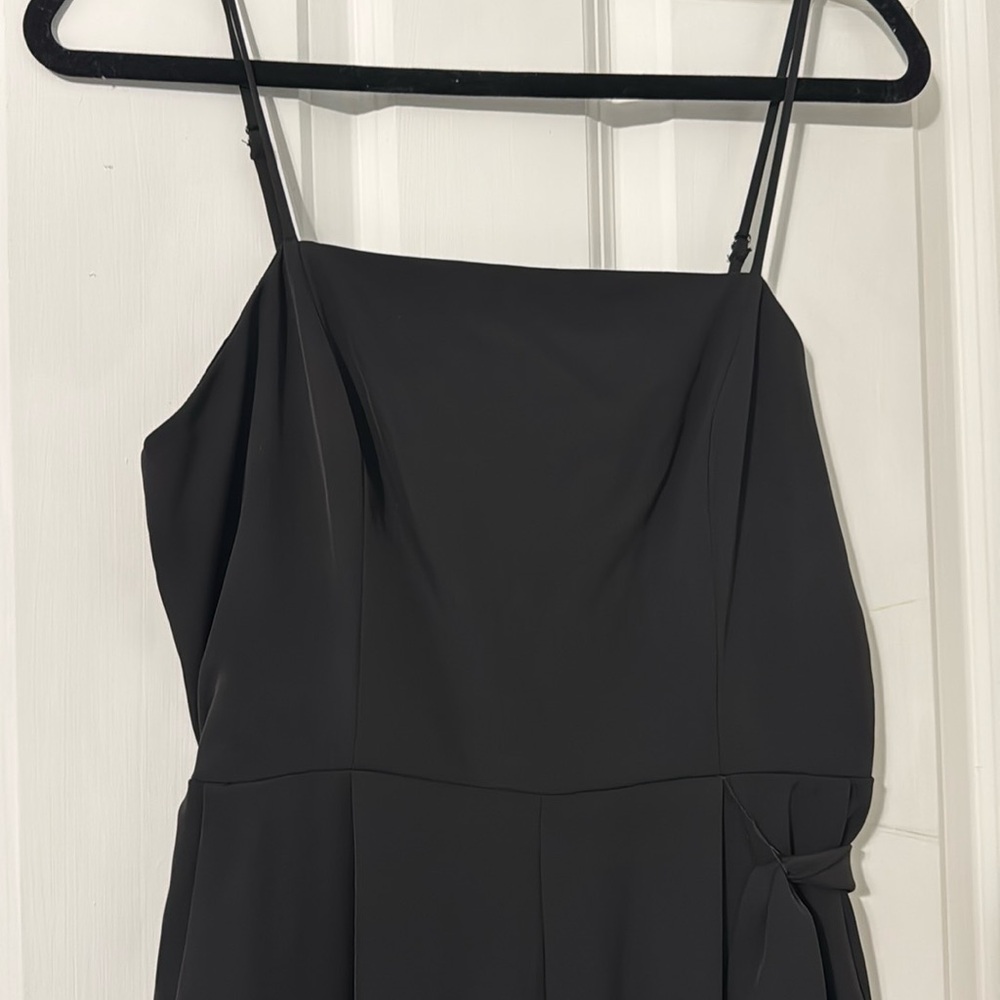 Women’s black wide leg jumpsuit